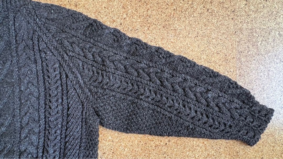 O’Mailleオモーリャ　ハンドニット アランセーター　1995年購入