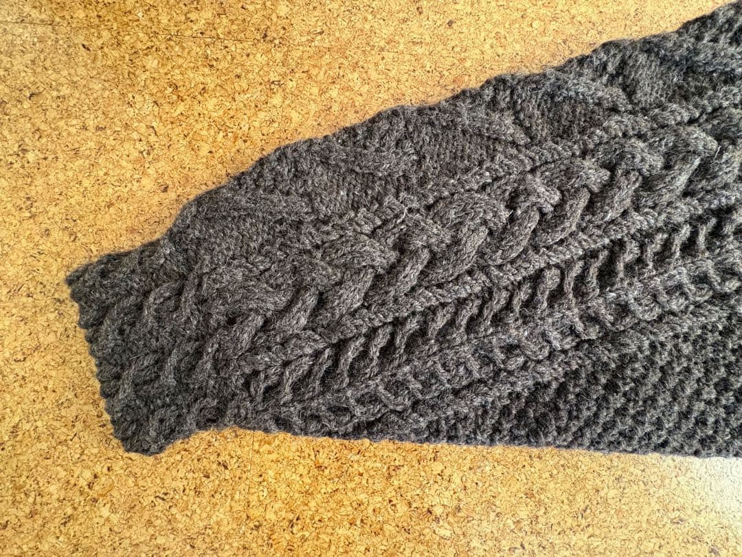 O’Mailleオモーリャ　ハンドニット アランセーター　1995年購入