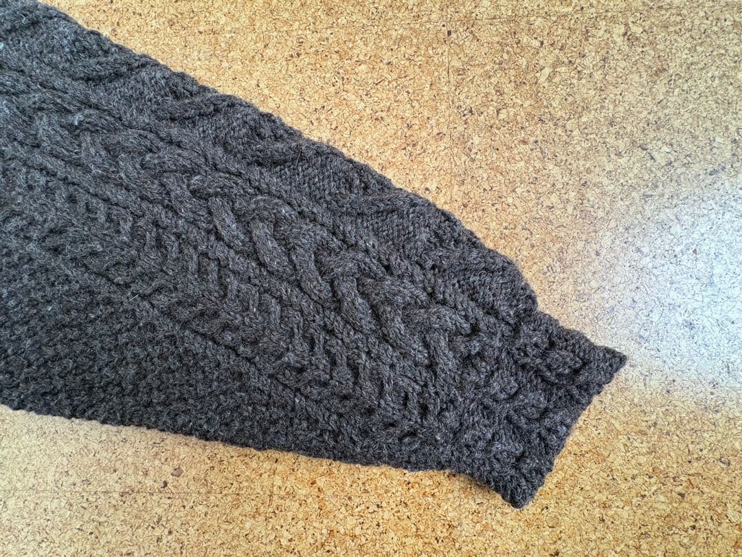 O’Mailleオモーリャ　ハンドニット アランセーター　1995年購入