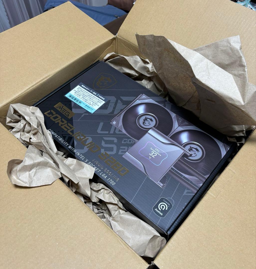 MSI MAG CORELIQUID S280 水冷CPUクーラー