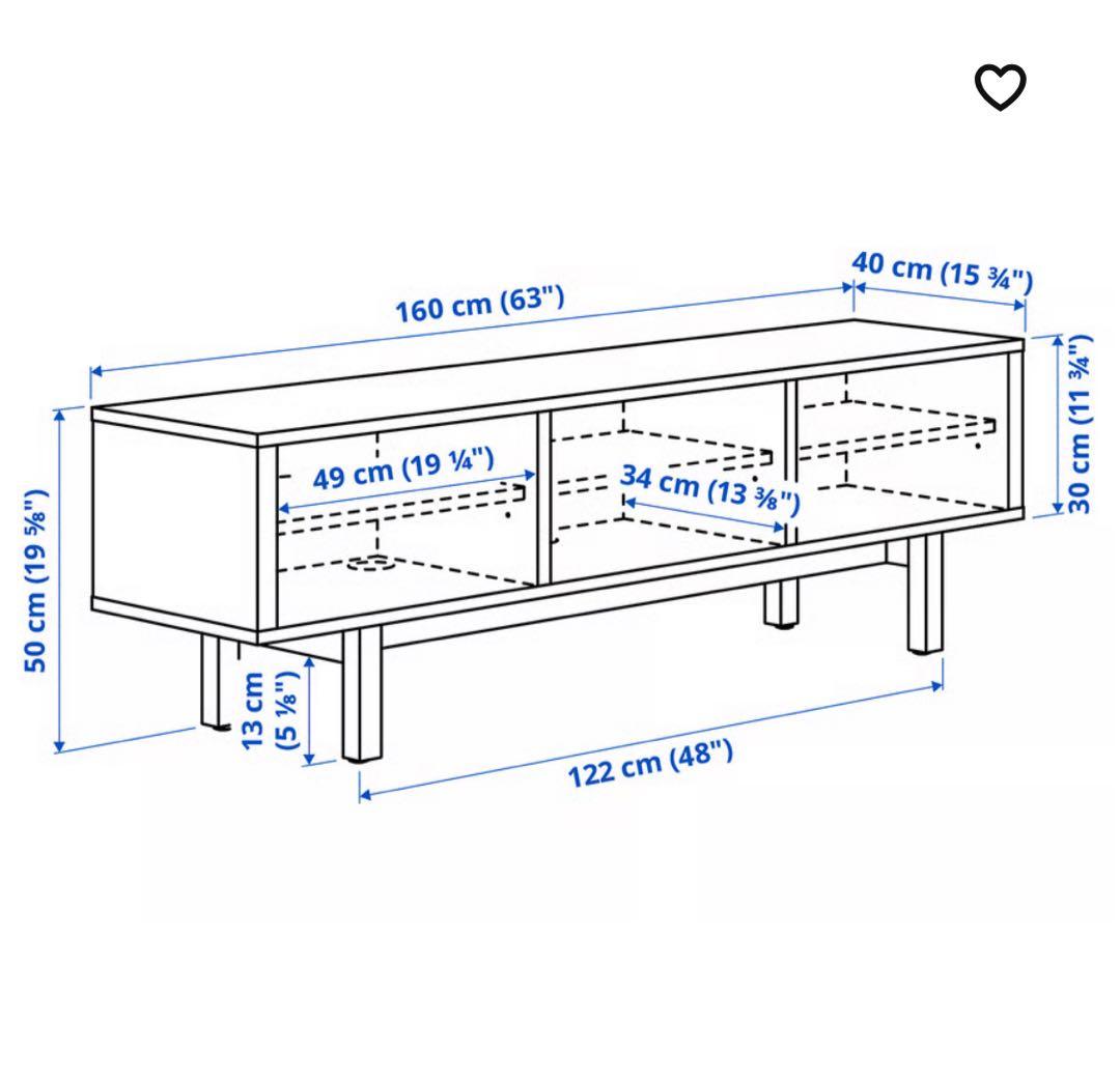 IKEA ストックホルム TVボードテレビ台【2月末の発送】