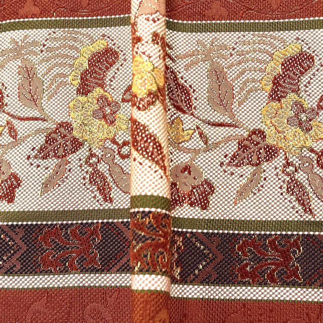 専用帯5668 ●高級 正絹 本場筑前博多織 松葉仕立て 名古屋帯