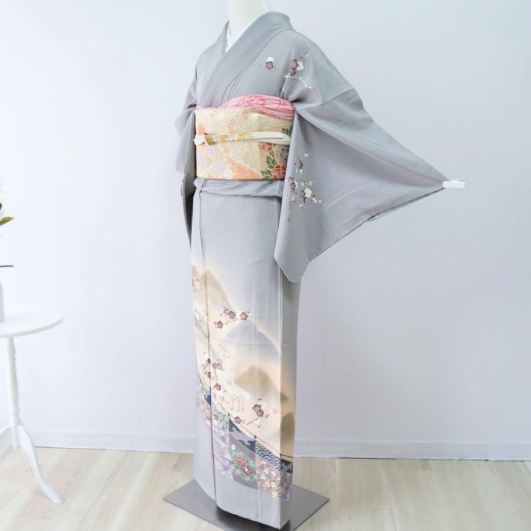 訪問着　4点フルセット 341 C 正絹 七五三 お宮参り 入学式　卒園式