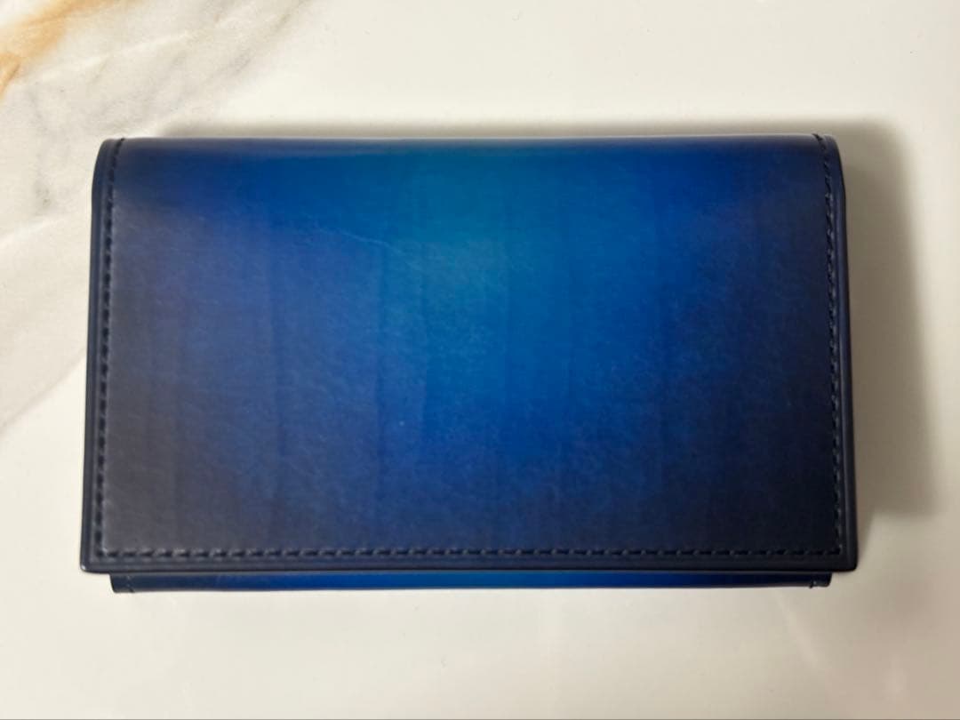 【新品未使用】yuhaku YVP161 名刺入れ blue