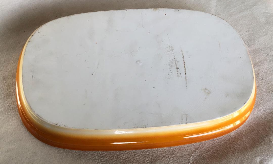 オーバルグラタン皿 31cm皿 角 茶 特大 ラザニエ ベーカー パーティー皿