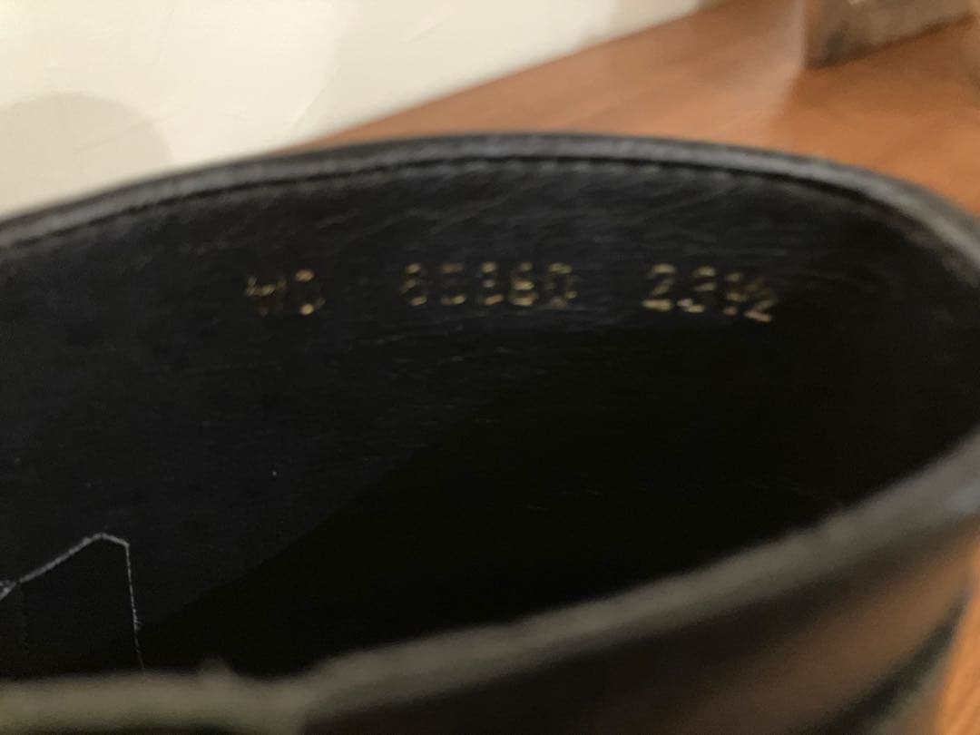 【未使用】DIANA 本革 ショートブーツ ブラック23.5cm WD65380