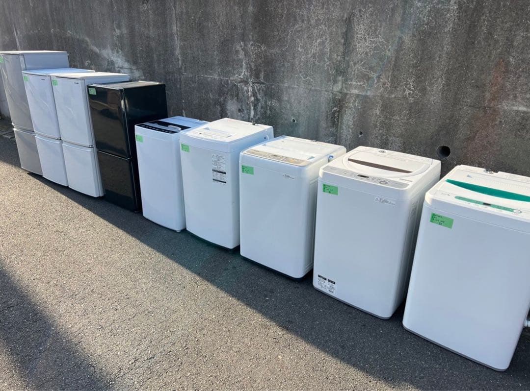 【たのメル便対応 洗濯機】お任せ4点セット 一人暮らし用