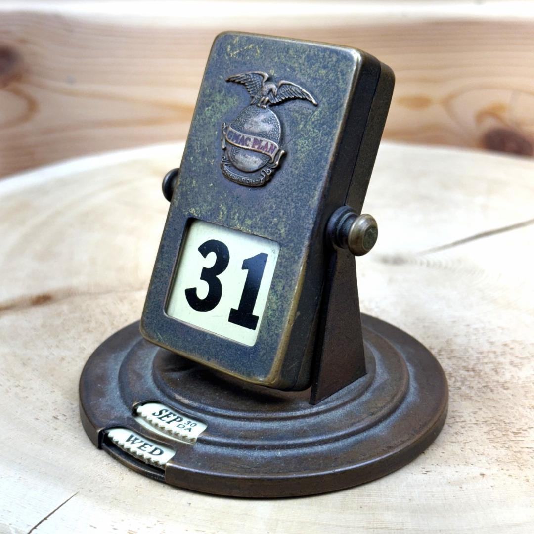 デスクカレンダー アンティーク アドバタイジング 店舗什器 ビンテージ 古道具