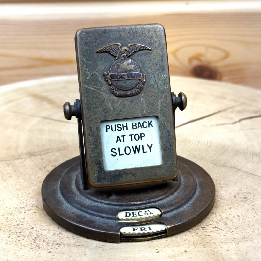 デスクカレンダー アンティーク アドバタイジング 店舗什器 ビンテージ 古道具