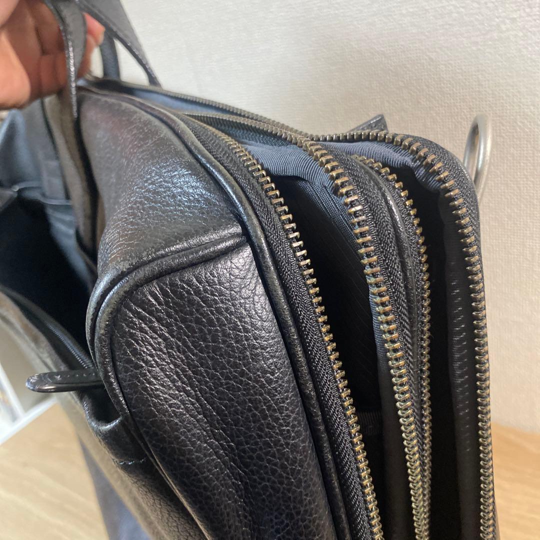 protectA ビジネスバッグ 本革 多機能 ハンドバック ショルダーバッグ