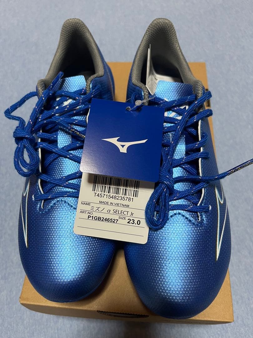 ミズノ アルファ セレクト Jr ブルー