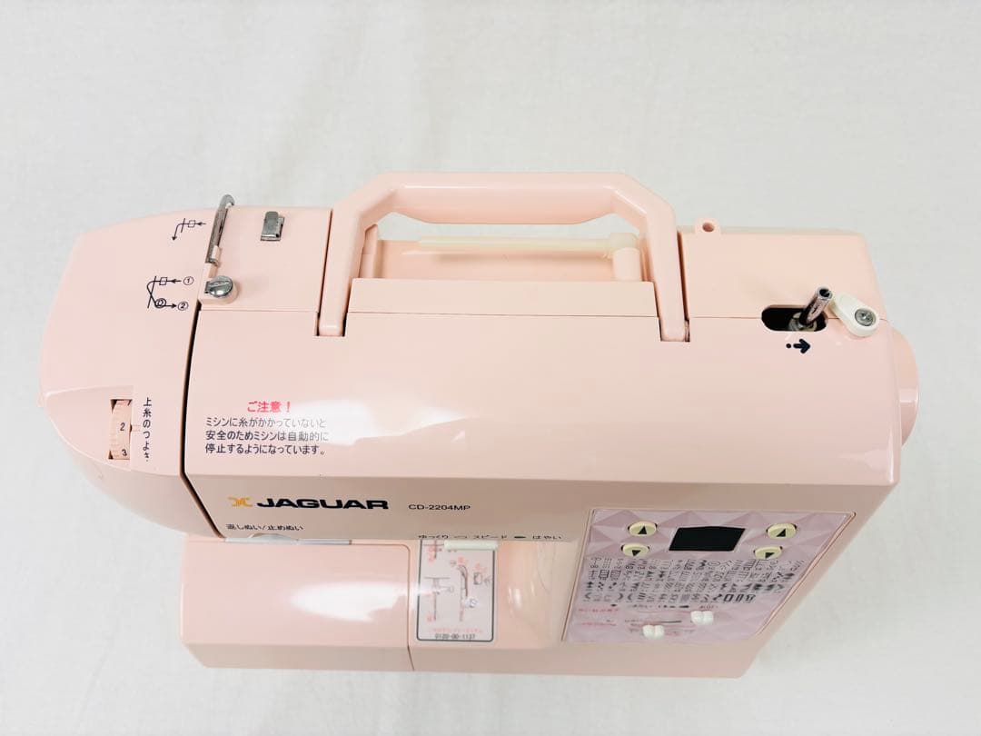 ジャガー　コンピューターミシン本体　CD-2204MP　フットコントローラー付属