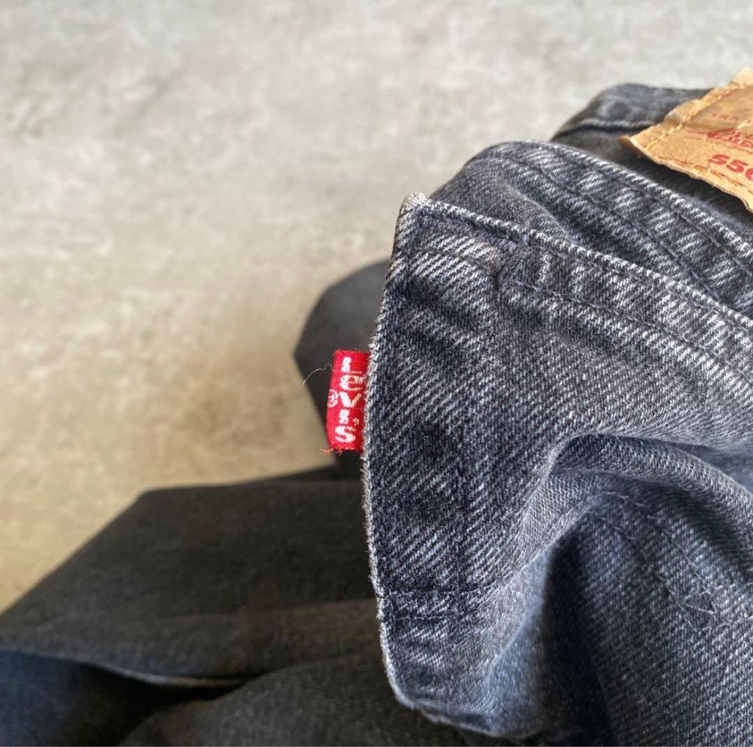 Levis550 1990年 USA製　 ブラックデニム 34×30