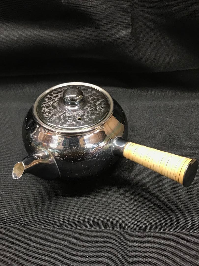 【USED美品】いぶし銀本舗　茶器揃　特選黄銅製