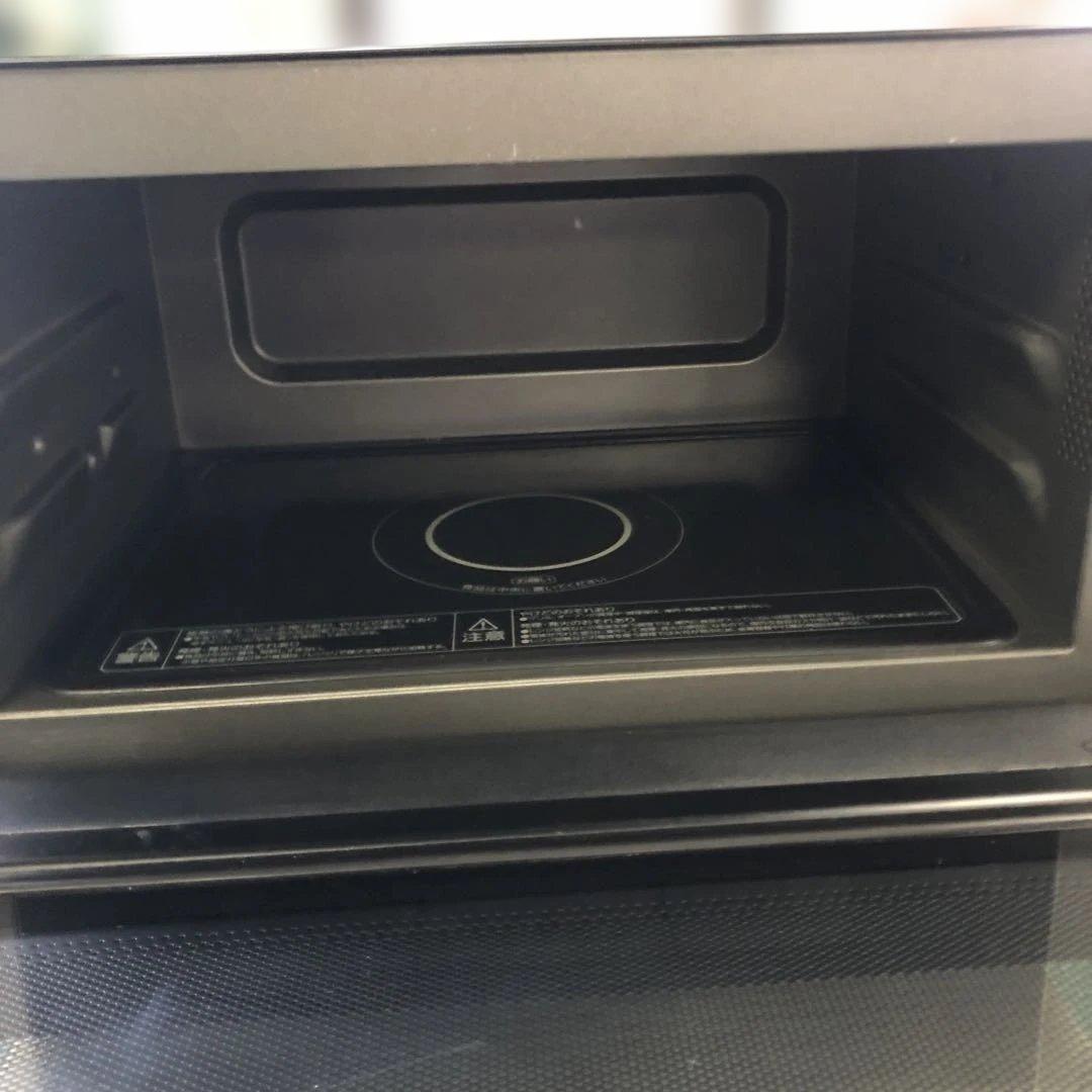 スチームオーブンレンジ　2021年製　アイリスオーヤマ　黒　MO-F1808-B