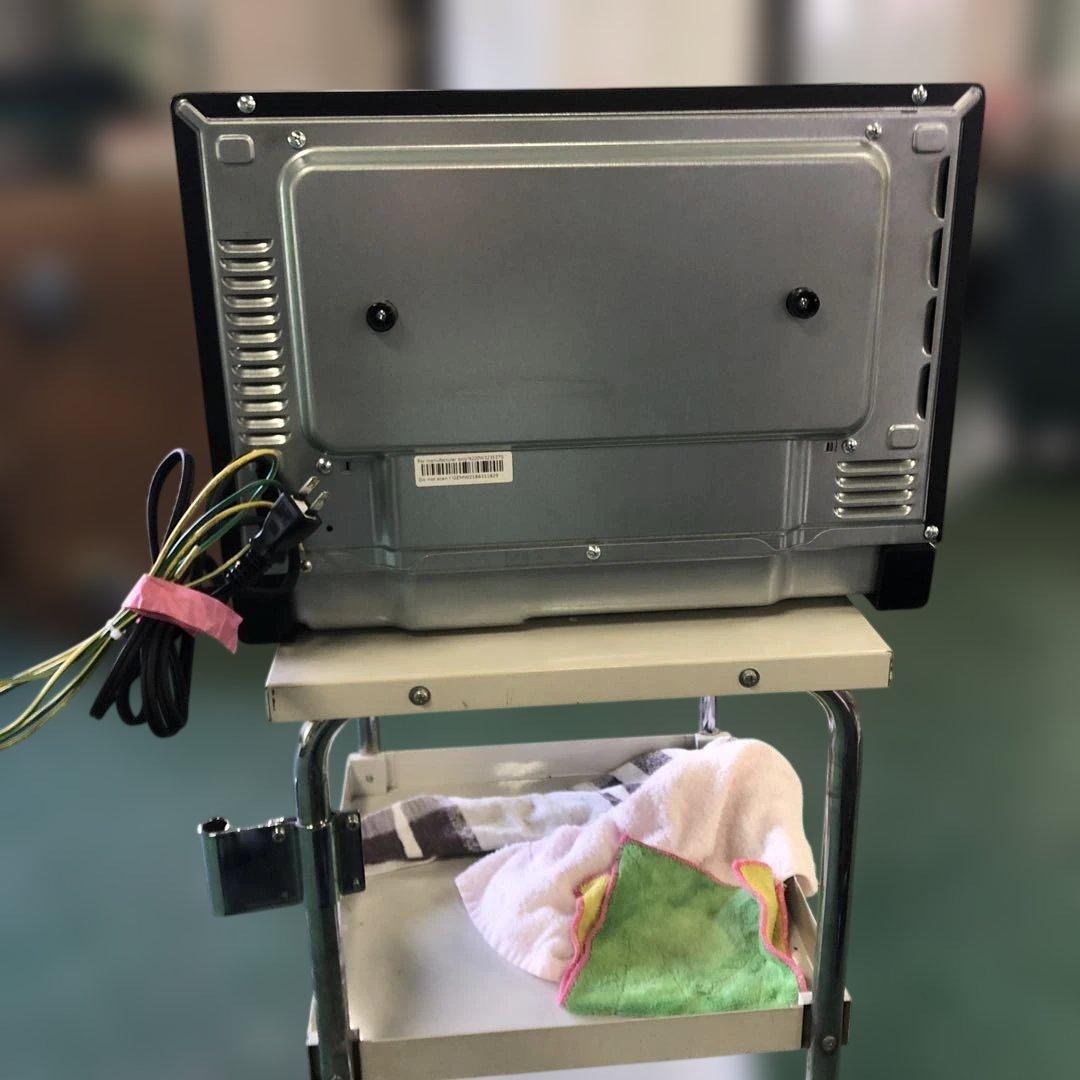 スチームオーブンレンジ　2021年製　アイリスオーヤマ　黒　MO-F1808-B