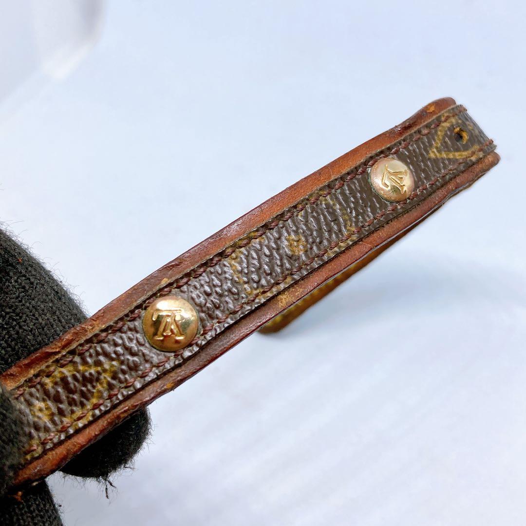 687 ルイヴィトン モノグラム　ペット用首輪　コリエバクスター　犬　猫