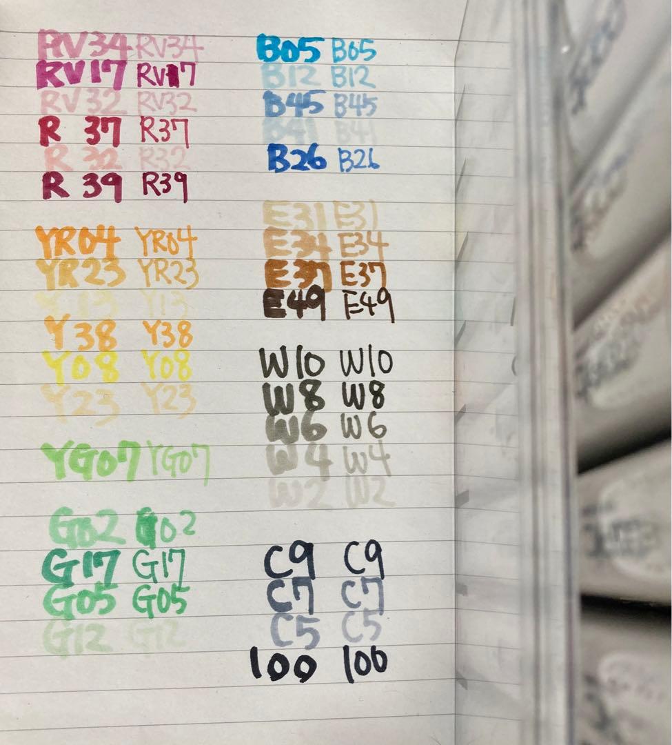 Too コピック 36色