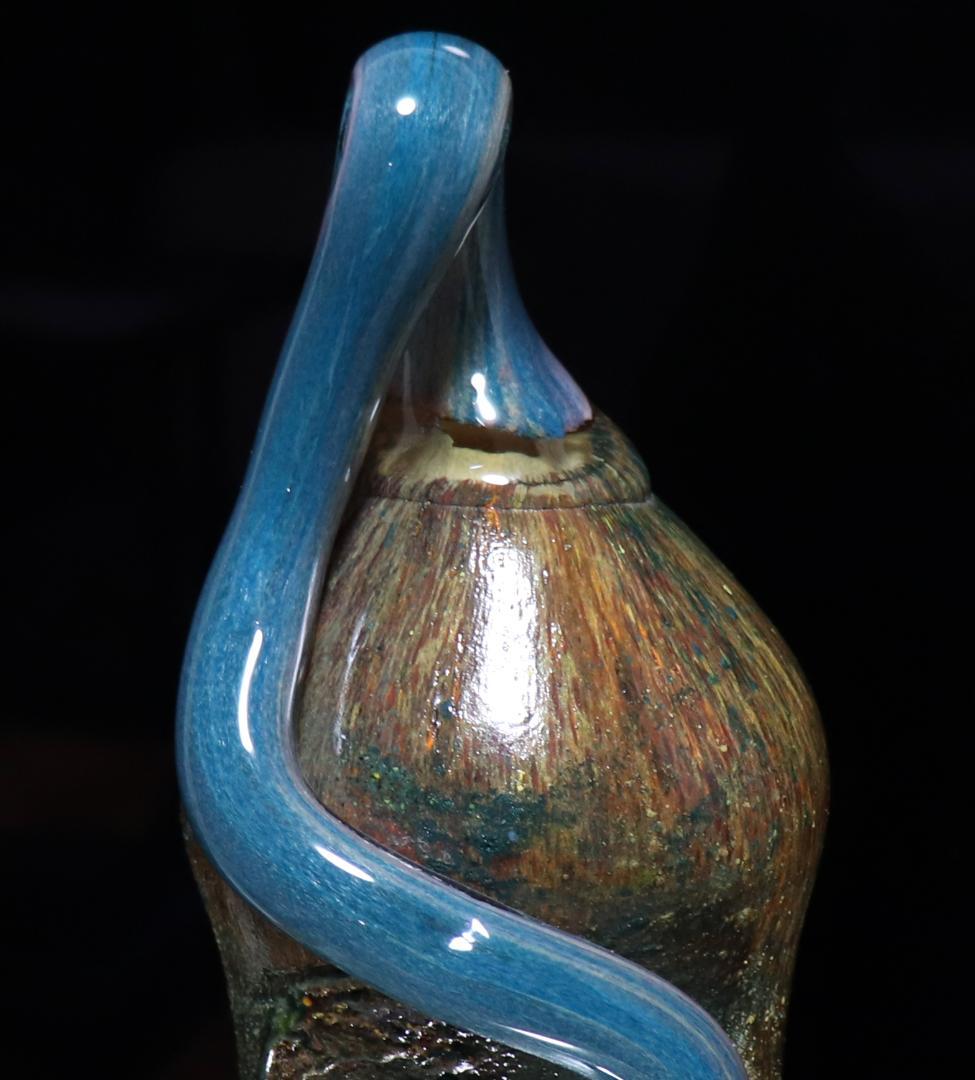 ドーム・ナンシー 瓢箪フォルム 昆虫意匠コロシント 特大置物 36cm2.2kg