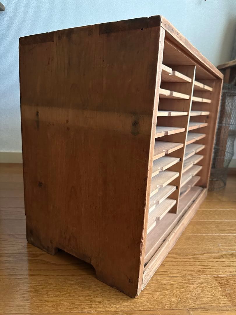 木製　古家具　書類棚　昭和レトロ