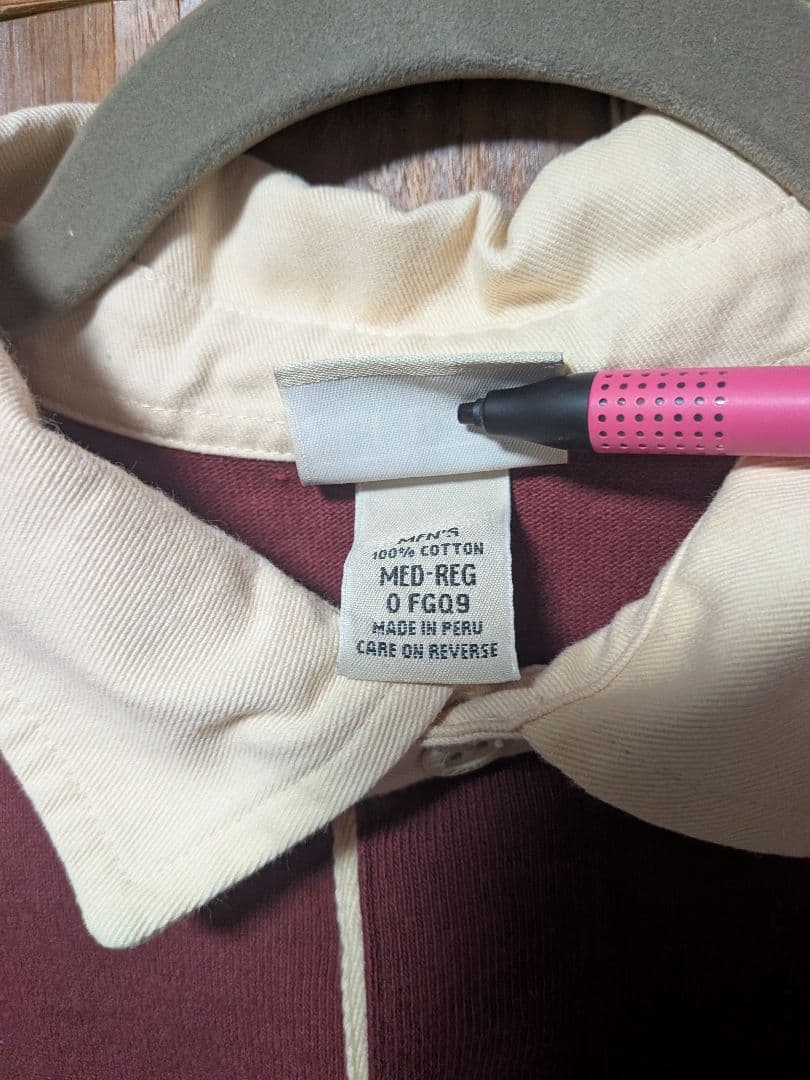 エルエルビーン　ラガーシャツm