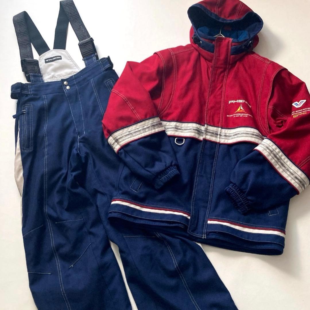 【希少】 フェニックス スキーウェア 上下 セットアップ プロ仕様 L ネイビー