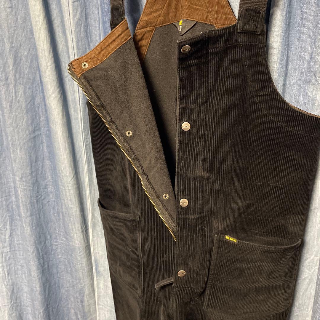 bluco ブルコ　オーバーオール XL 黒