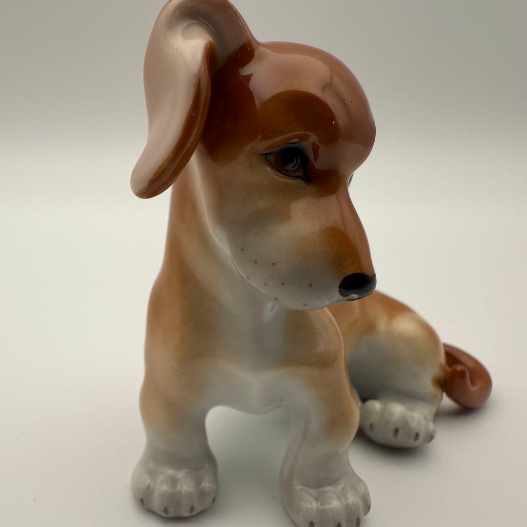 ■美品■ アウガルテン 犬 フィギュリン ダックスフンド