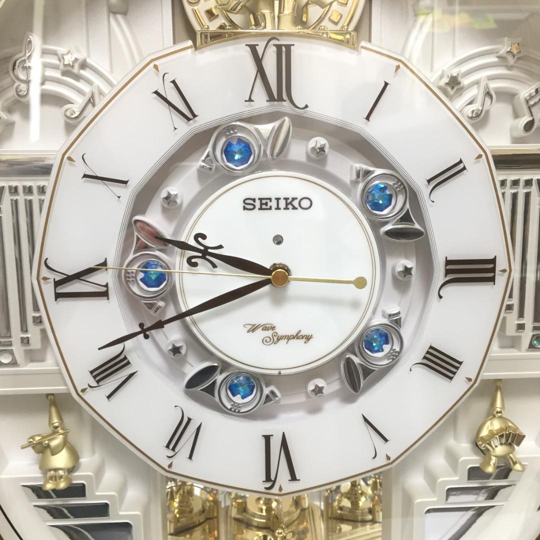 【新品未使用】SEIKO 掛時計 16和音40曲入 装飾的デザイン Ｍ7