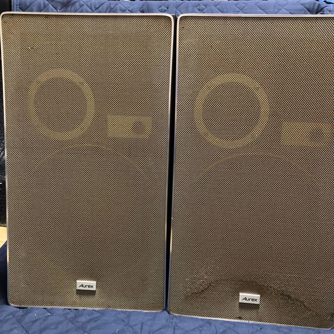 【3日間の決算バーゲン】《完動品》Aurex AD SS-470スピーカー②Ｌ側