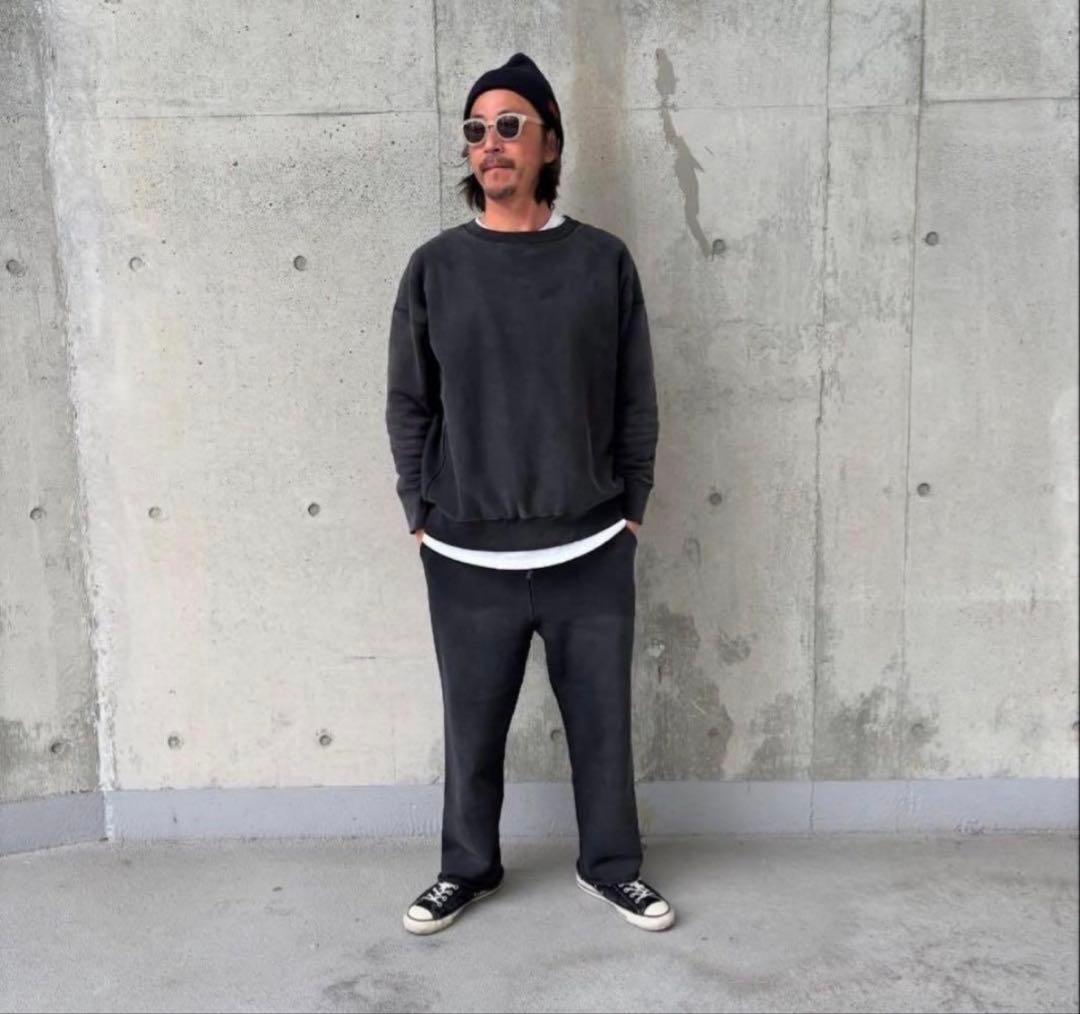 WAX(ワックス) / VINTAGE SWEAT SHIRTS - BLACK