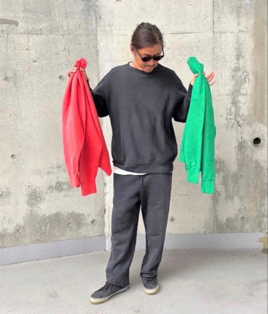 WAX(ワックス) / VINTAGE SWEAT SHIRTS - BLACK