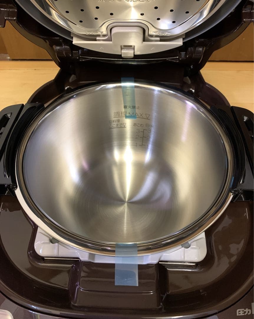 値下！【未使用】象印 圧力IHなべ 煮込み自慢 電気圧力鍋　EL-MA30-TA