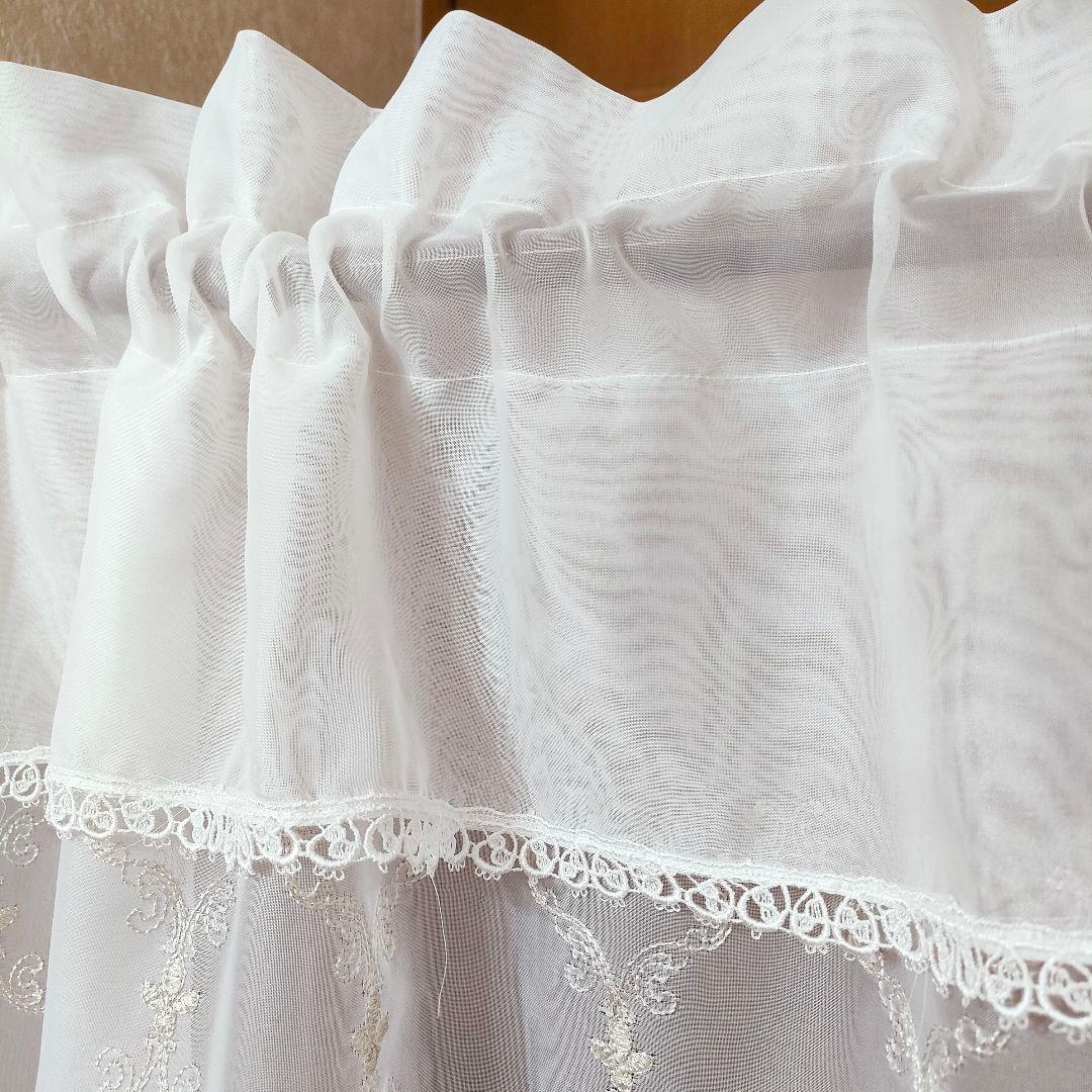 カフェカーテン　幅124cm×丈70cm