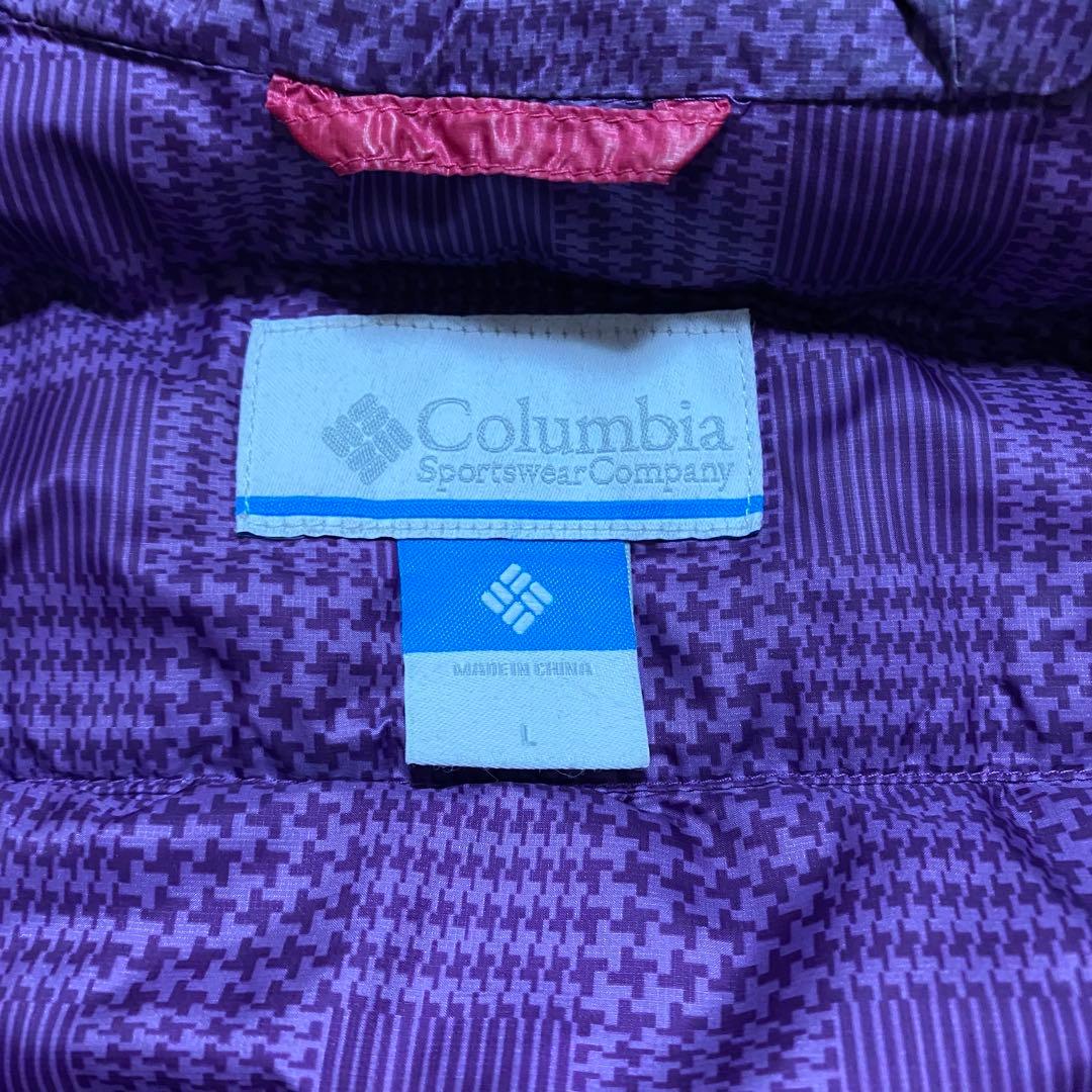 00s Columbia 短丈 ダウンジャケット クレイターレイク teck