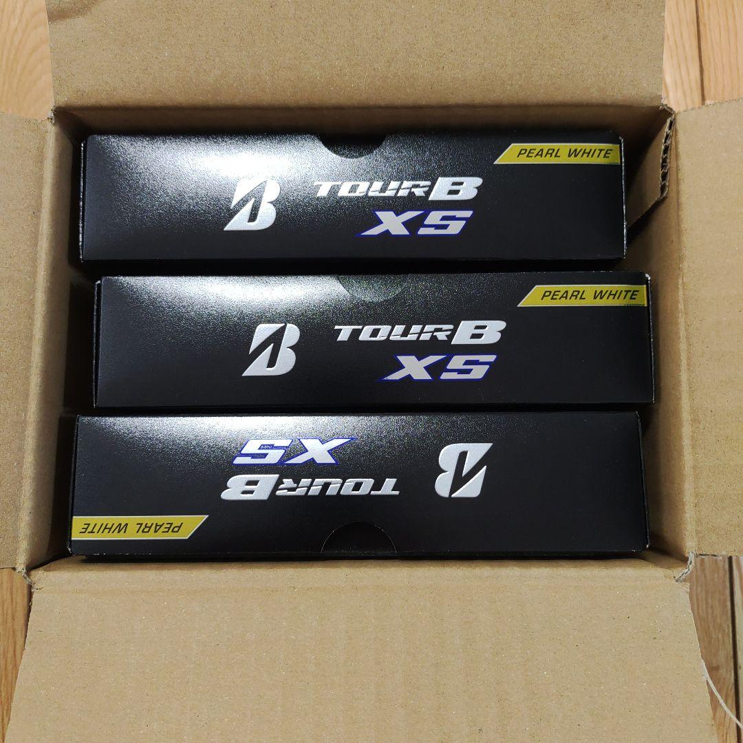 新品・未使用 ブリヂストン ゴルフボール(パールホワイト) TOUR B XS