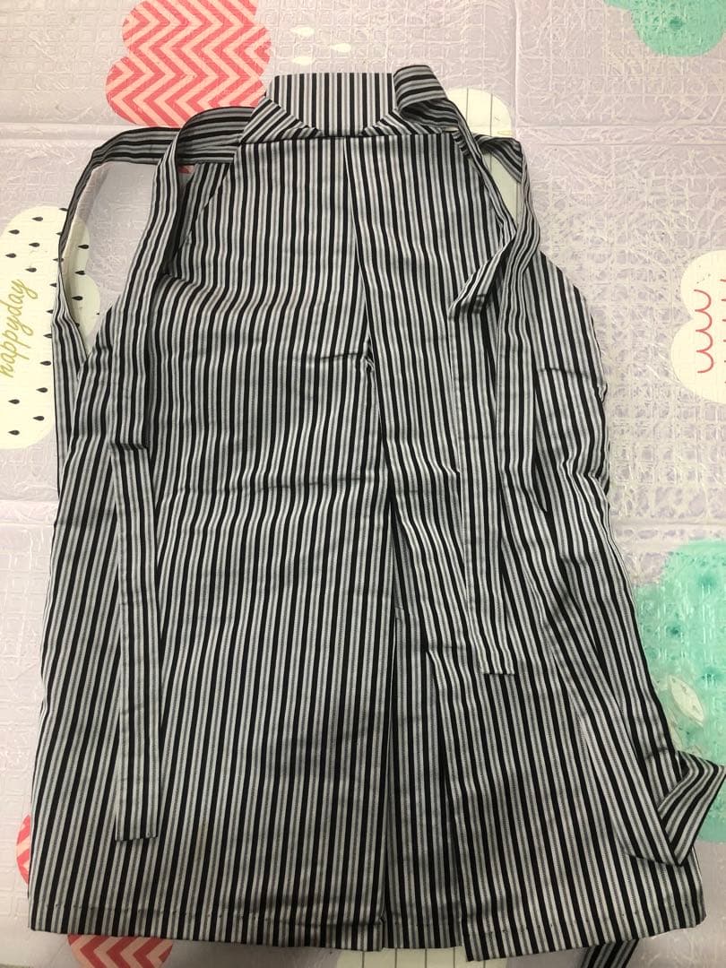 即日発送 七五三 五歳 着物 羽織 袴 8点セット 懐刀 お守り 腰紐付き