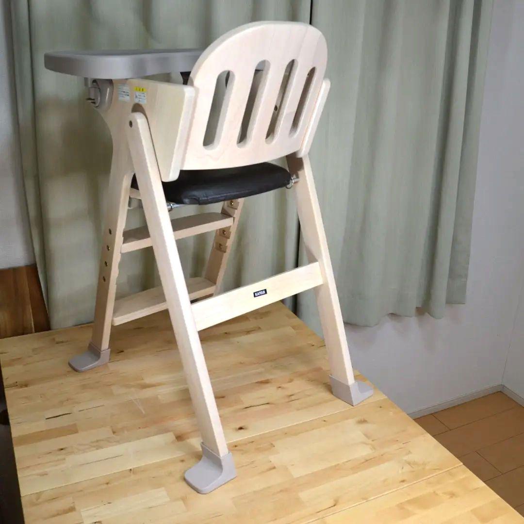 ★セール★KATOJI ハイチェア/easy-sit/ホワイトウォッシュ