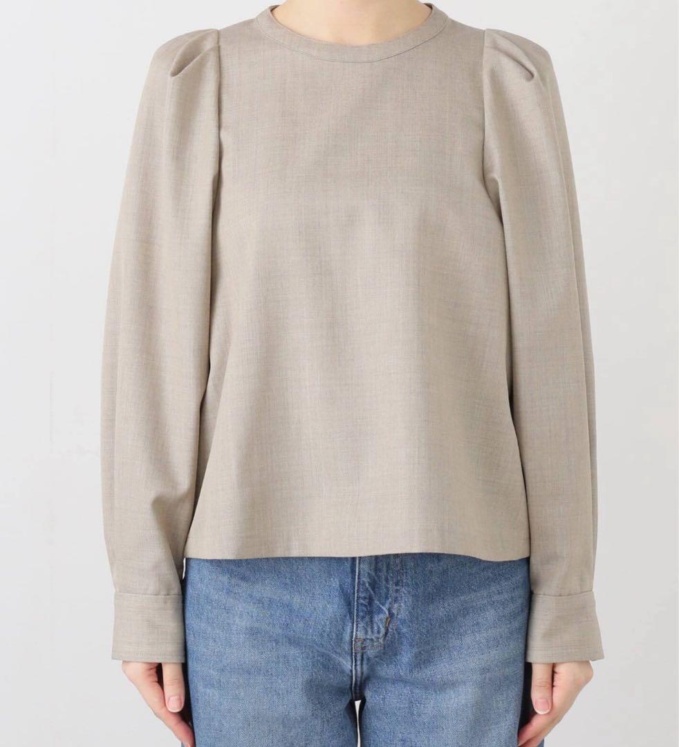 イエナ パフスリーブブラウス定価18700円新品未使用品ベージュ