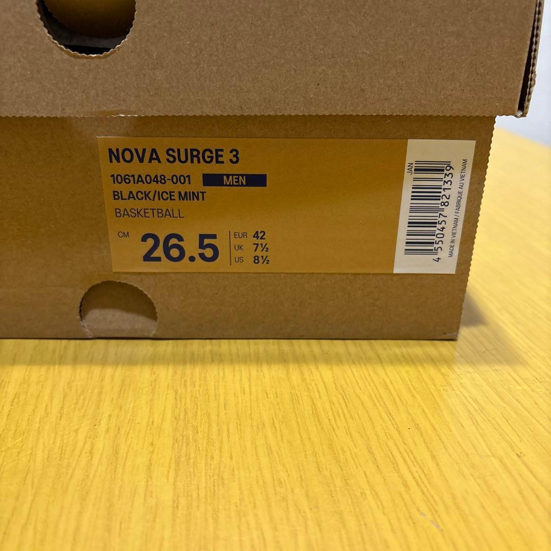 シューズ(男性用) asics NOVA SURGE3