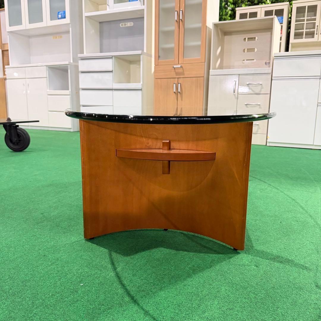 HUKLA ガラス センターテーブル モダン 楕円形 M015