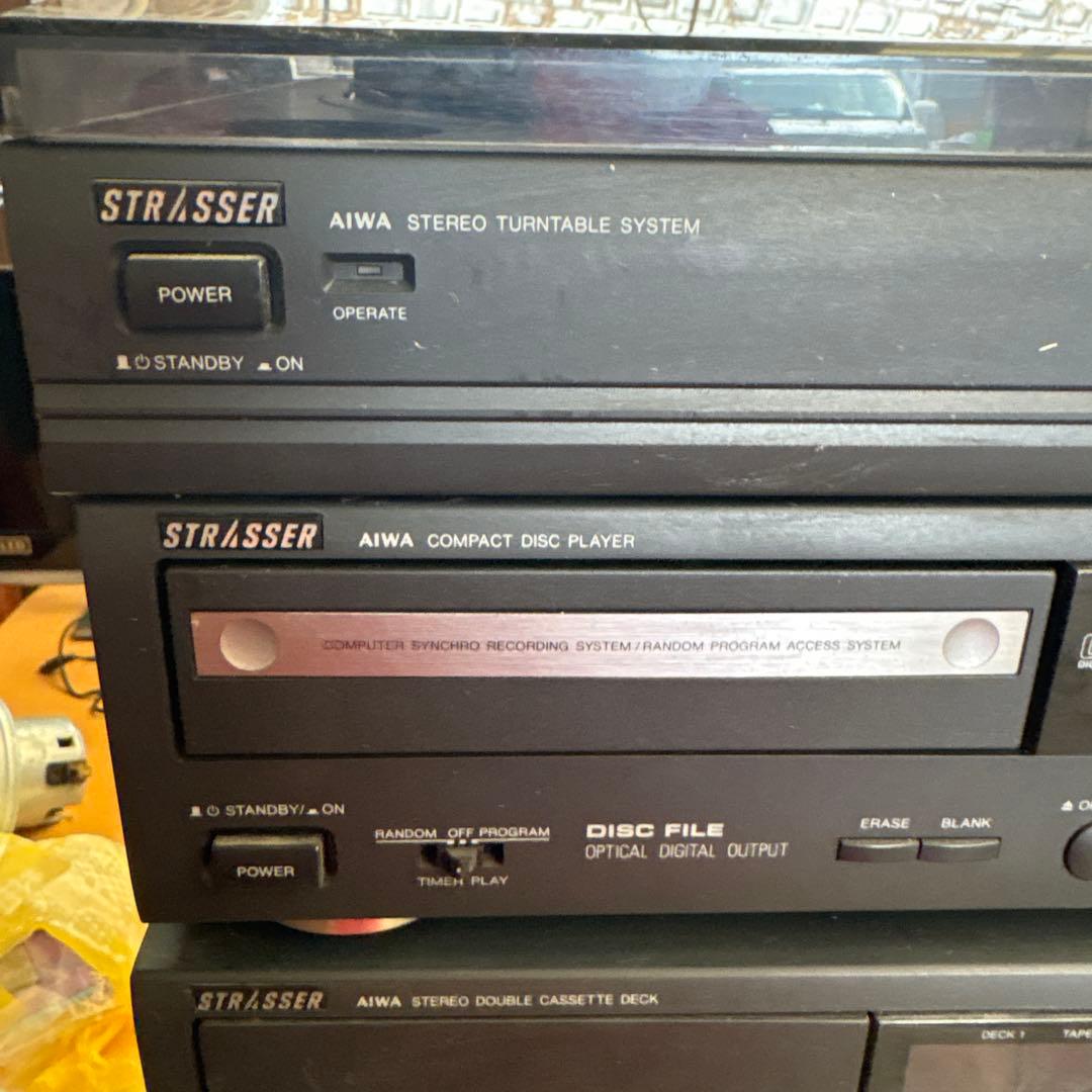 aiwaコンポセット ジャンク品