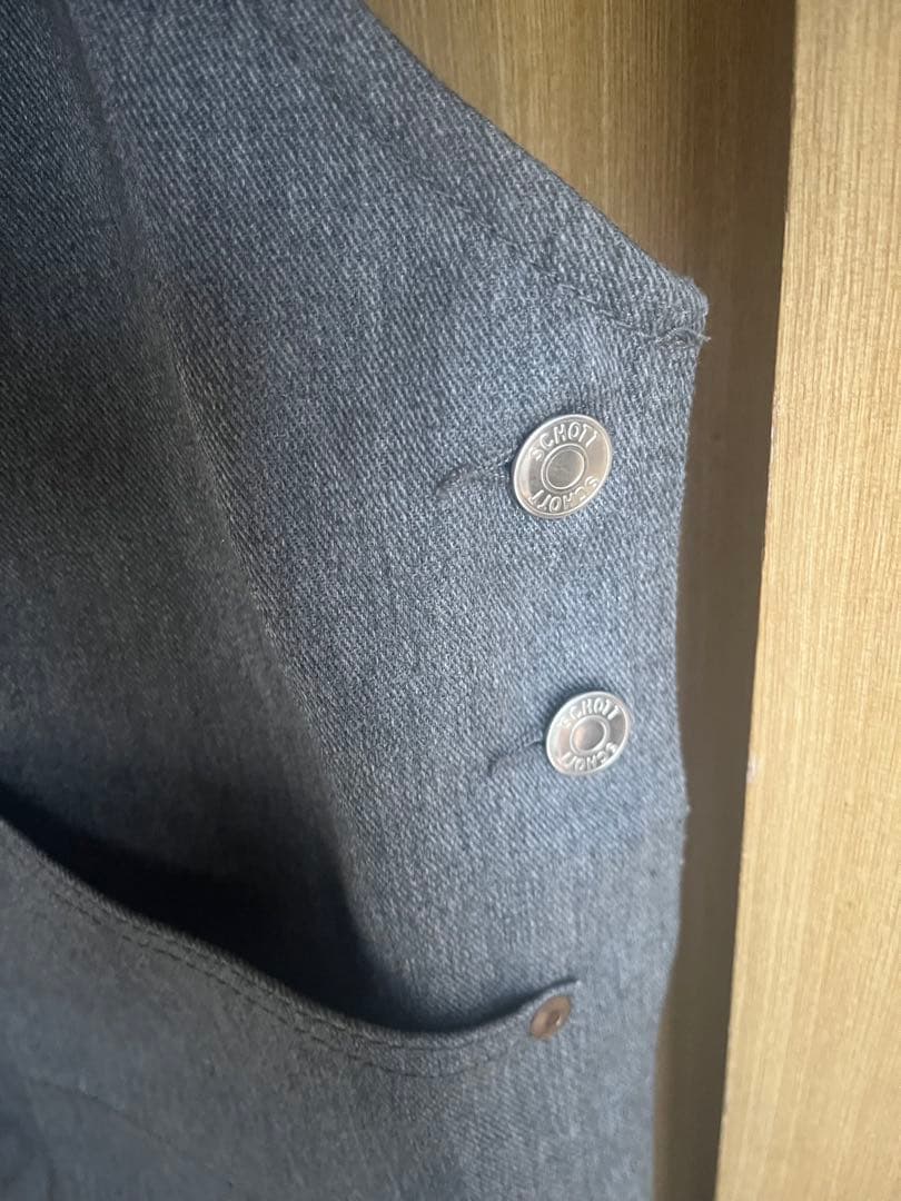 schott オーバーオール XL グレー