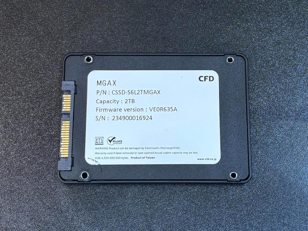 CFD SSD 2TB　CSSD-S6L2TMGAX