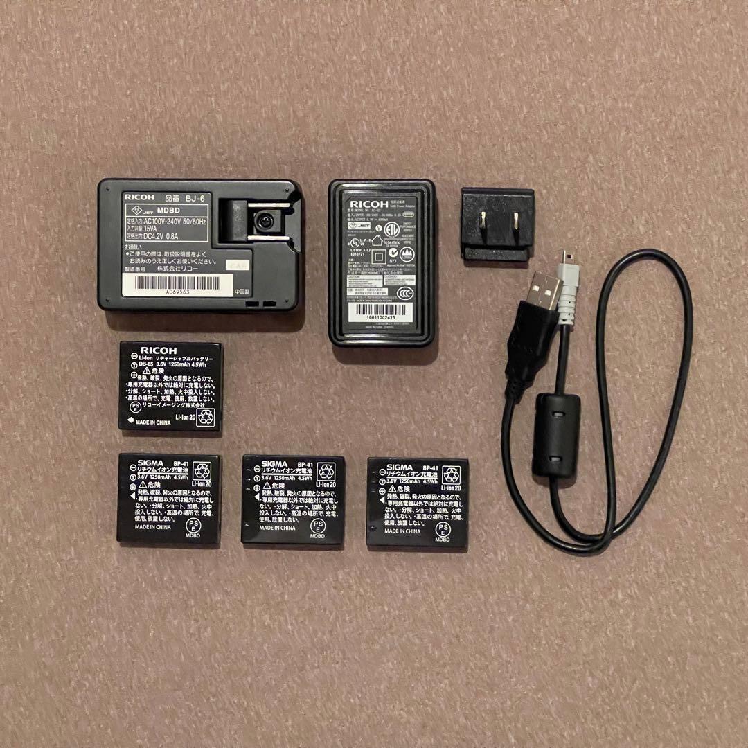 【美品】RICOH GR II ／シャッター少なめ◎バッテリー3個付き／即日発送