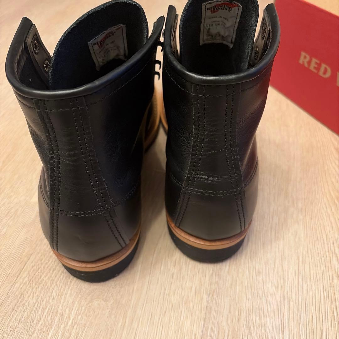 RED WING SHOES ブラックレザーブーツ