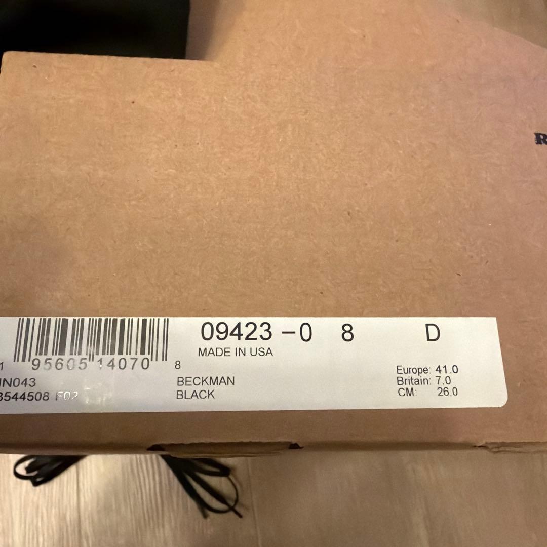 RED WING SHOES ブラックレザーブーツ