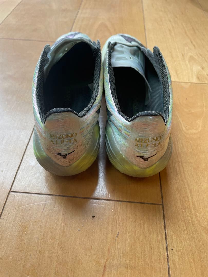 ミズノ　アルファ2 エリート　ホワイト/グリーン24.5cm