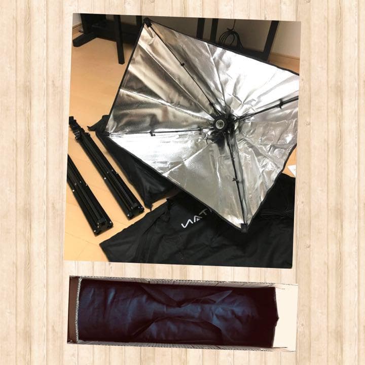 ❤自宅が簡単手軽にプロの撮影スタジオに早替り♪❤業務用☆写真撮影照明キット