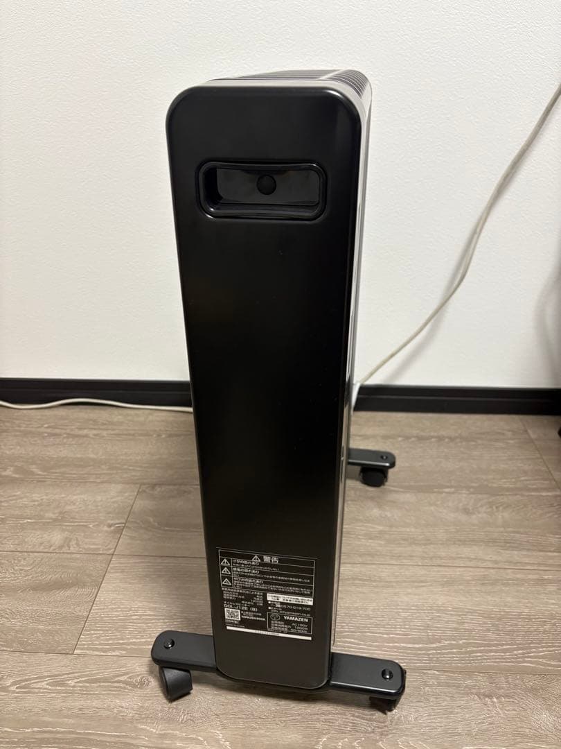YAMAZEN DOLJ12 オイルレスヒーター　数回使用美品　ブラック